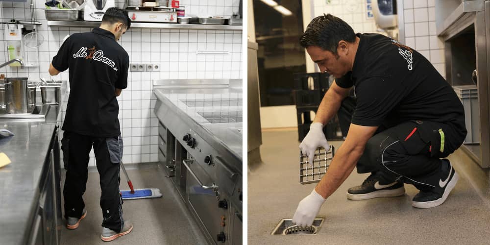 Hygienische Gastronomiereinigung nach HCCAP durch unser Team in Vierkirchen
