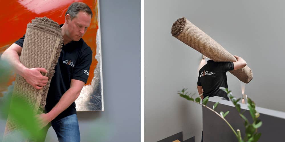 Einsatz unseres Teams beim Teppichboden reinigen in Vierkirchen