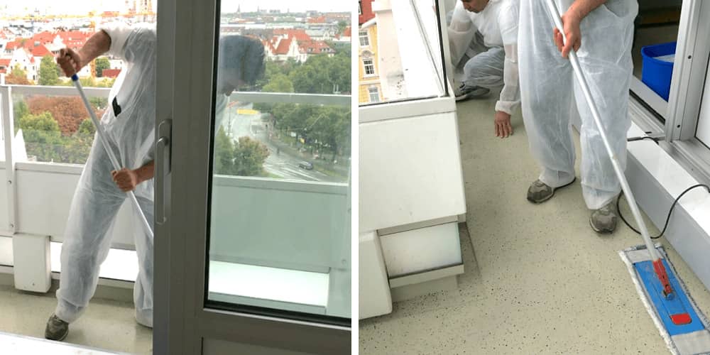 Entfernung von Taubenkot durch unsere Profis vor Ort in Hildrizhausen