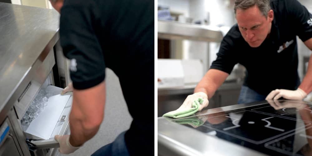 Hygienische Gastronomiereinigung nach HCCAP durch unser Team in Vierkirchen