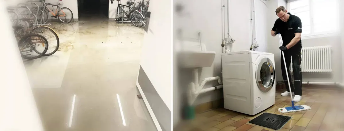 Titelbild: Wasserschaden: Warum muss professionell gereinigt werden?
