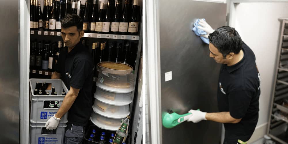 Hygienische Gastronomiereinigung nach HCCAP durch unser Team in Vierkirchen